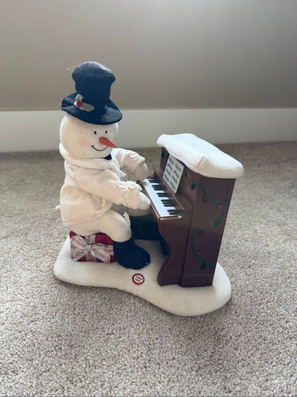 Hallmark Jingle Pals Piano Playing Snowman 2005